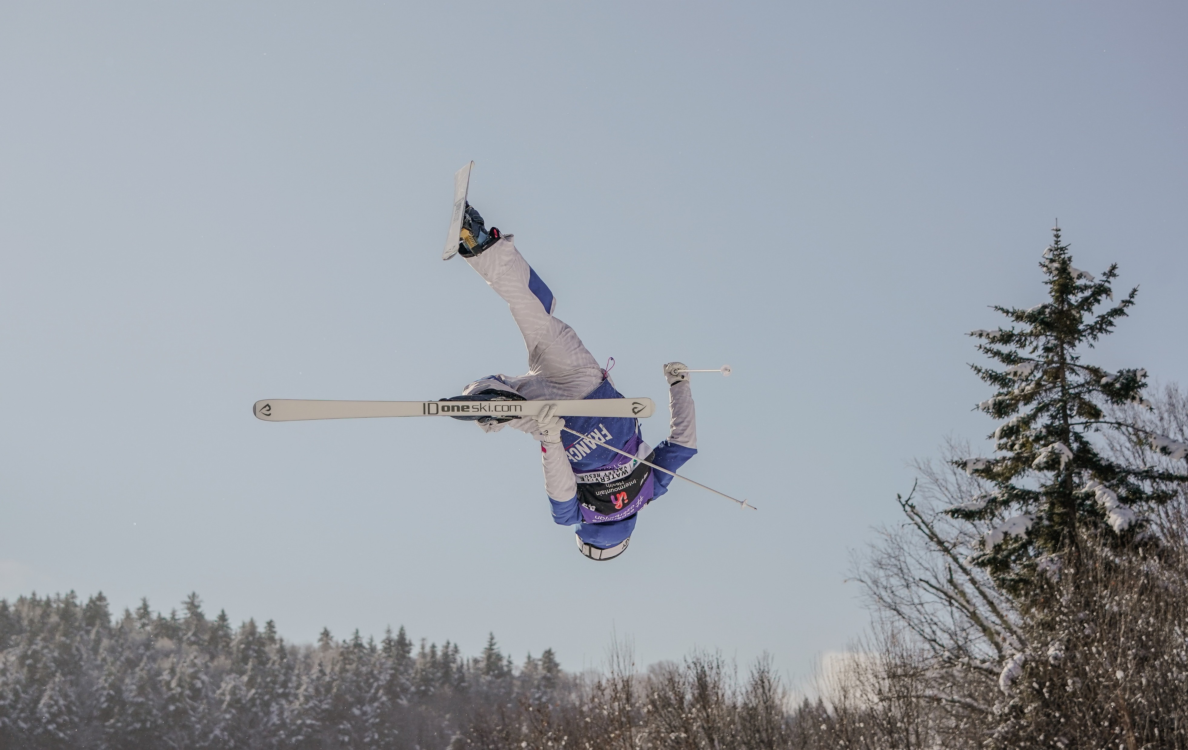 Winter sports portrait photographed for idOne Moguls Skis