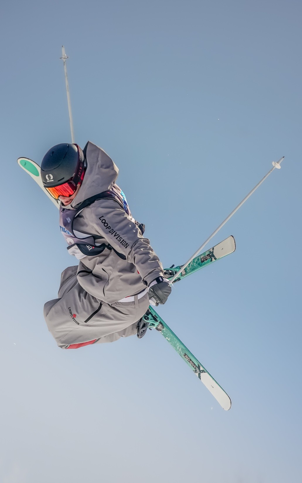 Moguls athlete competing at the 2026 Canadian Freestyle National Championships in Saint-Sauveur, Quebec